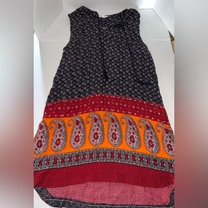 Beach Lunch lounge Brand Paisley print Women's Dress Size Large Coverup